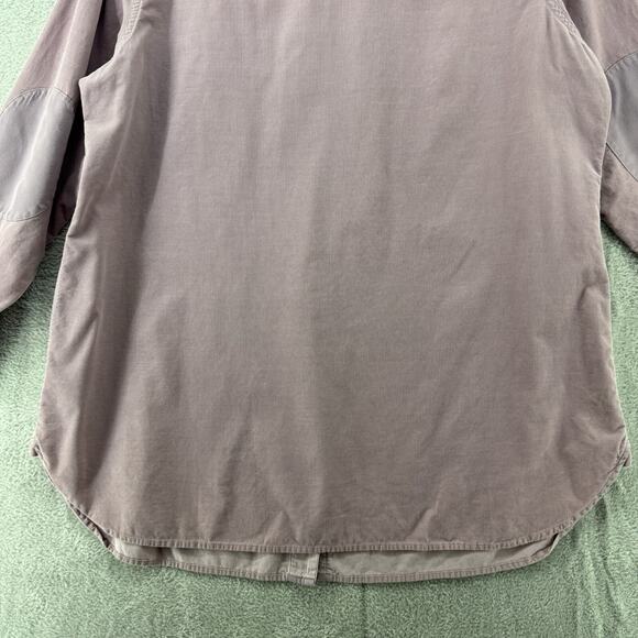 Soft Surroundings Top XL Lavender Button Up Corduroy Embroidered Western Angel - Picture 10 of 15